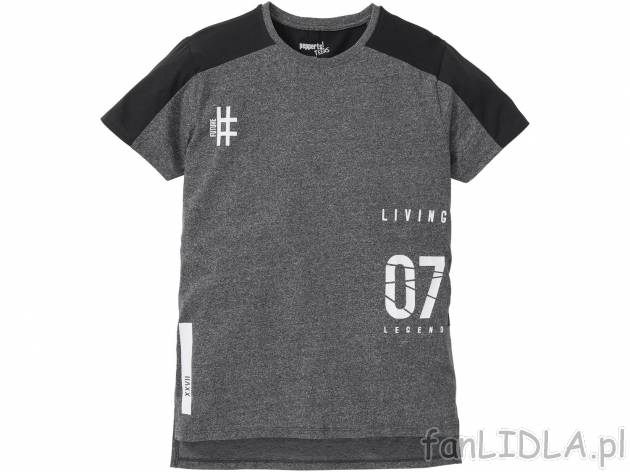 Koszulka typu T-shirt z modnymi nadrukami, cena 14,99 PLN 
- rozmiary: 146-176
- ...