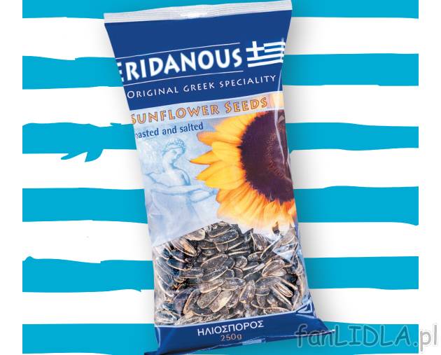 Pestki słonecznika , cena 3,99 PLN za 250 g 
-  Prażone i solone.