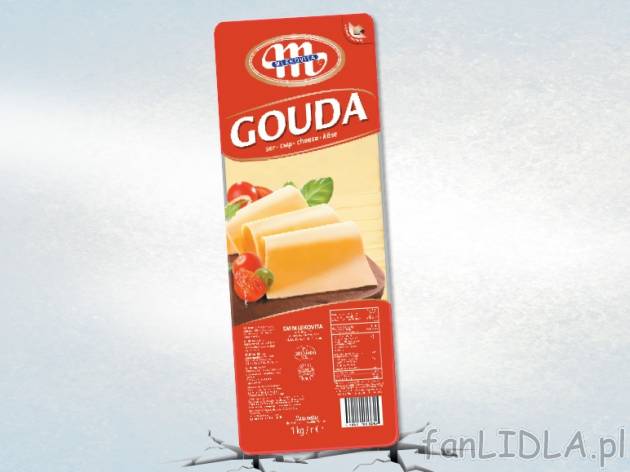 Ser Gouda plastry - oferta ważna od 03.09 do 06.09 , cena 12,00 PLN za 1 kg/1 opak. ...