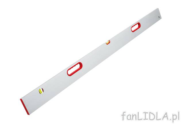 Poziomnica aluminiowa Powerfix, cena 49,99 PLN za 1 szt. 
- z 2 poziomnicami do ...