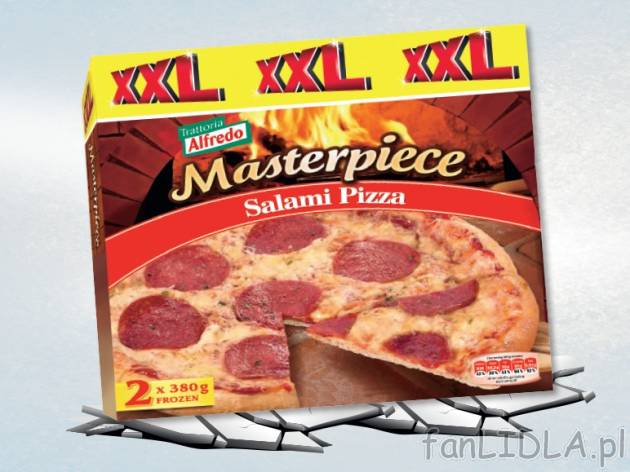 Pizza, Trattoria Alfredo , cena 11,00 PLN za 3x340/2x380 g/1 opak., 1 kg=11,75/15,78 ...