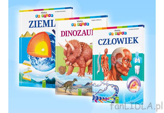 Książki z serii Wiedza na medal , cena 14,99 PLN za 1 szt. 
-  6 wzorów do wyboru: