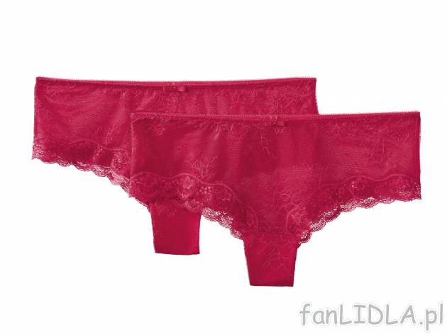 Majtki z koronką, 2 pary , cena 19,99 PLN  
-  rozmiary: S-L