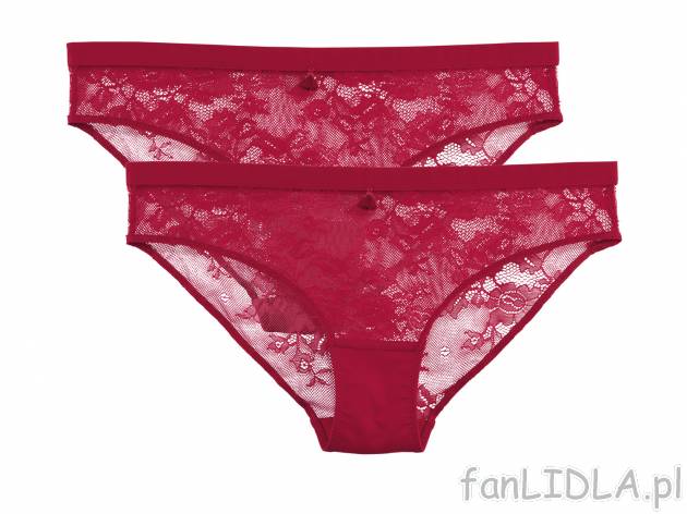 Majtki z koronką, 2 pary , cena 19,99 PLN  
-  rozmiary: XS-L