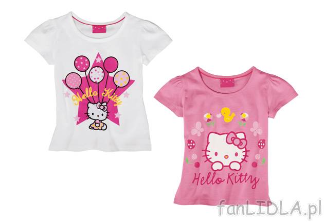 T-shirt dziewczęcy , cena 14,99 PLN za 1 opak. 
- materiał: 100% bawełna 
- ...