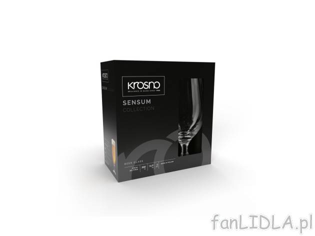 KROSNO® Zestaw 2 pokali do piwa , cena 19,99 PLN 
KROSNO® Zestaw 2 pokali do ...