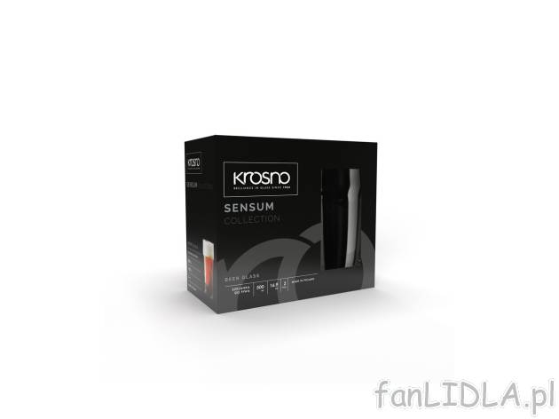 KROSNO® Zestaw 2 szklanek do piwa , cena 14,99 PLN 
KROSNO® Zestaw 2 szklanek ...