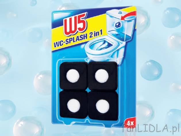 Kostki do WC 2w1 , cena 3,99 PLN za 4x50 g/1 opak., 100g=2,00 PLN.