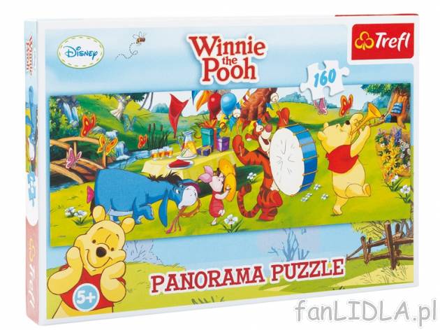 Puzzle , cena 14,99 PLN za 1 opak. 
- 160 elementów
- różne motywy, np. Mickey ...
