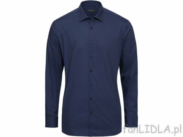 Koszula męska od Nobel League , cena 49,99 PLN. Elegancka koszula w geometryczny ...