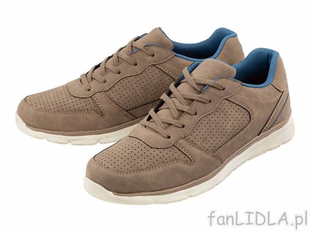 Buty męskie , cena 65,00 PLN. Buty o sportowym charakterze. 
- rozmiary: 41-46DLACZEGO ...