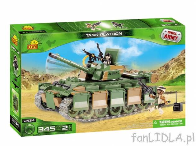 Czołg Small Army , cena 79,90 PLN za 1 opak. 
- wersja czołgu z klocków wzorowana ...