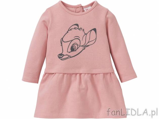 Sukienka z długim rękawem i motywem Bambi , cena 19,99 PLN 
- rozmiary: 62-92
- ...