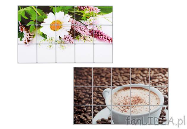 Naklejka na kafelki Melinera, cena 7,99 PLN za 1 opak. 
- folia samoprzylepna 
- ...