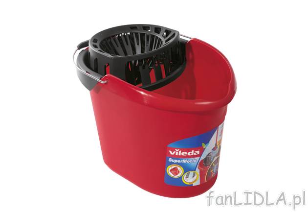 Wiadro Vileda SuperMocio , cena 29,99 PLN za 1 opak. 
- pojemność: 10 l 
- z ...