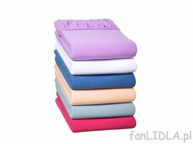 Prześcieradło z gumką 180 - 200 x 200 cm Meradiso, cena 39,99 PLN za 1 szt. 
- ...