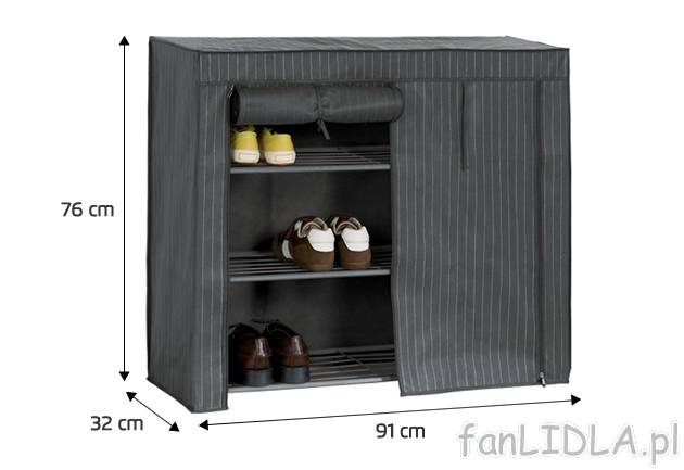 Regał na buty Ordex, cena 79,90 PLN za 1 opak. 
- stabilna, metalowa konstrukcja ...