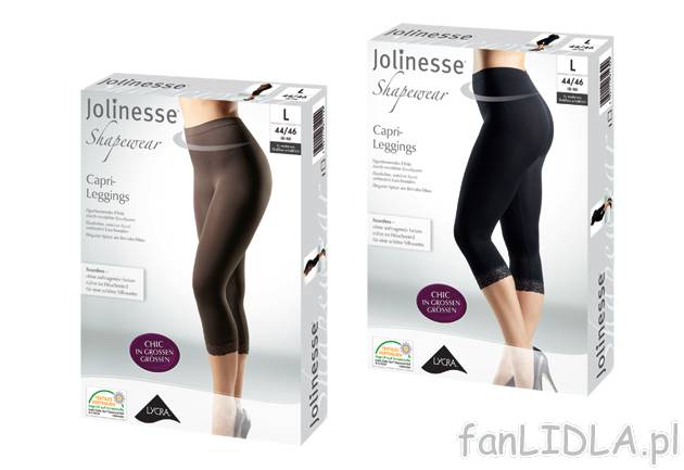 Bezszwowe legginsy modelujące Jolinesse, cena 29,99 PLN za 1 szt. 
- modelują ...