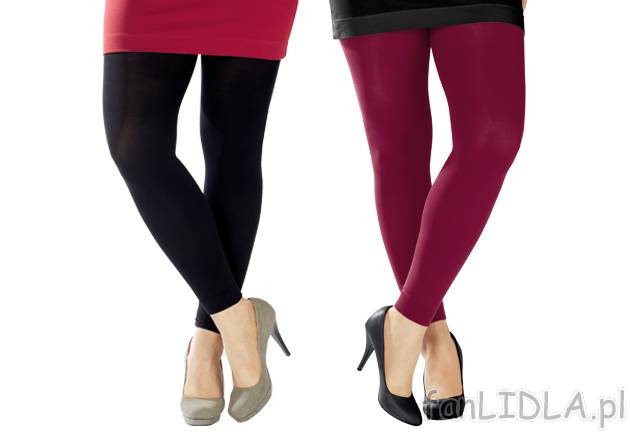 Legginsy 80 DEN Esmara, cena 12,99 PLN za 1 szt. 
- czarne lub bordo 
- rozmiary: ...