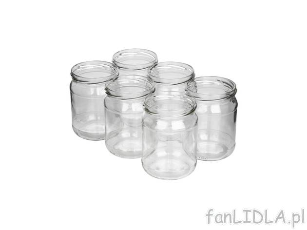 Zestaw 6 słoików 520 ml , cena 9,99 PLN 
Zestaw 6 słoików 520 ml 
- z trwałego ...