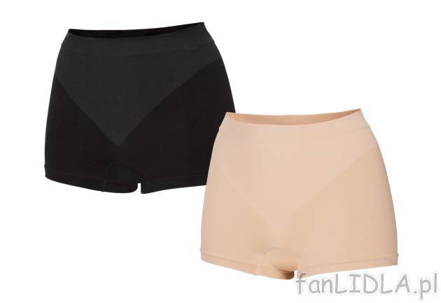 Bezszwowe majtki modelujące typu panty 2 szt. Jolinesse, cena 27,99 PLN za 1 opak. ...
