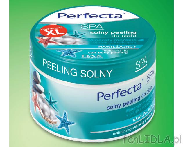 Perfecta Peeling solny , cena 14,99 PLN za 250 ml/1 opak. 
- Dynamicznie oczyszczające ...