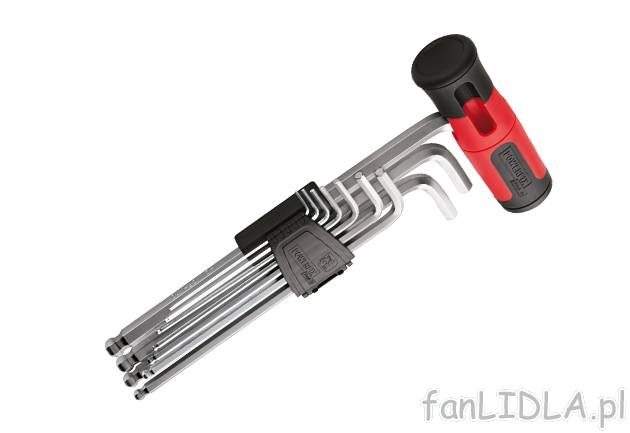 Zestaw kluczy imbusowych Powerfix, cena 19,99 PLN za 1 opak. 
- z wysokojakościowej ...