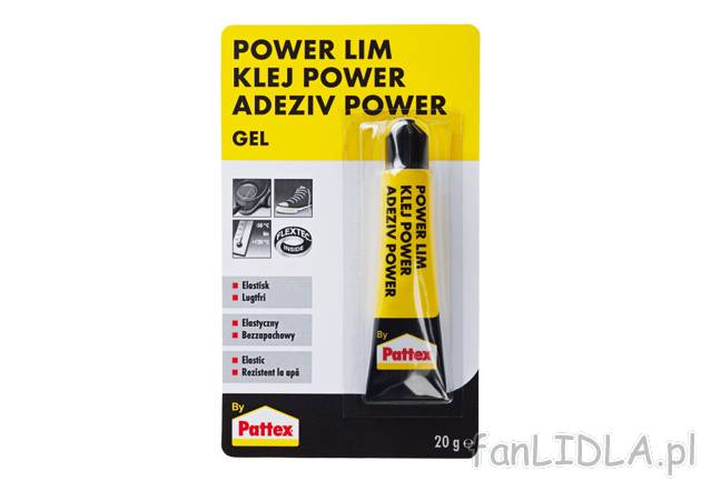 Klej POWER , cena 12,99 PLN za 1 szt. 
-  elastyczny i wodoodporny
