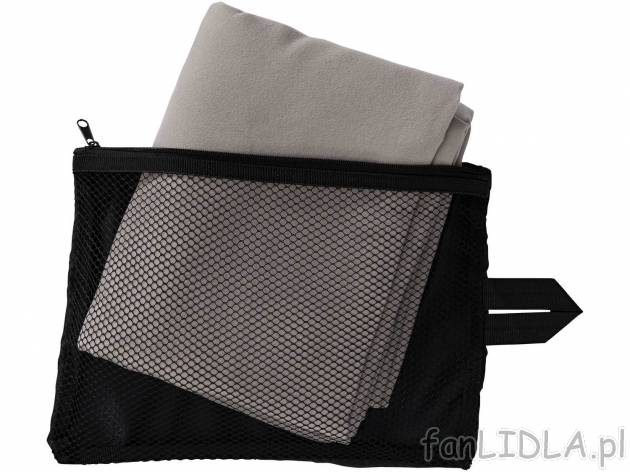 Ręcznik z mikrofibry o rozmiarze 80 x 130 cm , cena 22,99 PLN. Mały, szybkoschnący ...