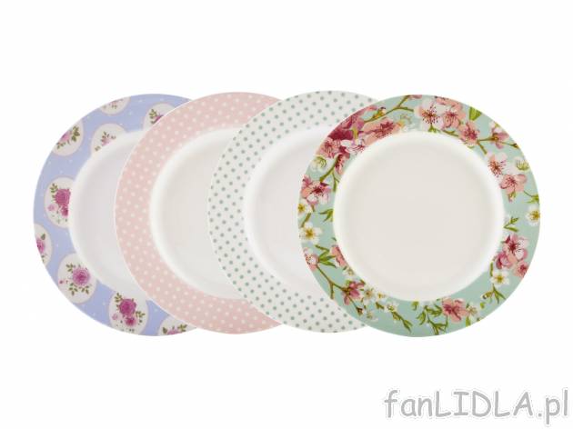 Zestaw talerzy, 4 szt. , cena 29,99 PLN 
- talerze Ø ok. 20,5 cm
- przystosowane ...
