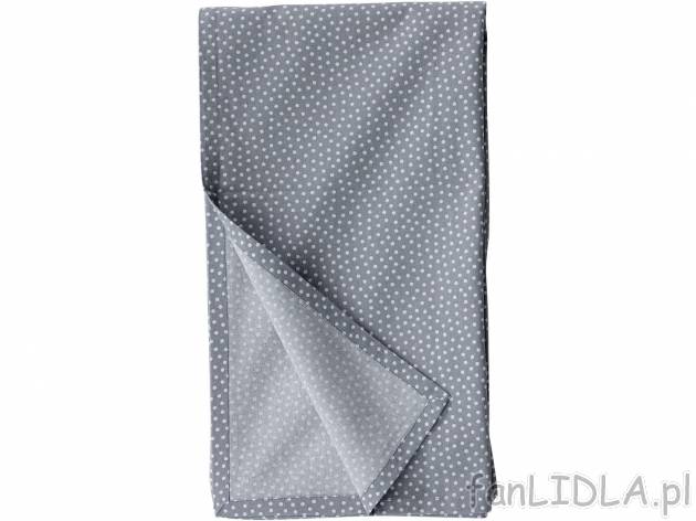 Obrus prostokątny w kropki, cena 24,99 PLN  
-  100% bawełny 
-  130 x 160 cm