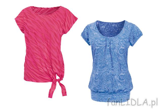 T-shirt damski , cena 19,99 PLN za 1 szt. 
- przecierana struktura materiału 
- ...