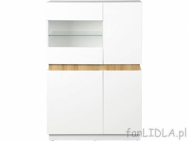Witryna** , cena 499,00 PLN 
- 35,3 x 84 x 123 cm (szer. x dł. x wys.)
- 3 półki
- ...