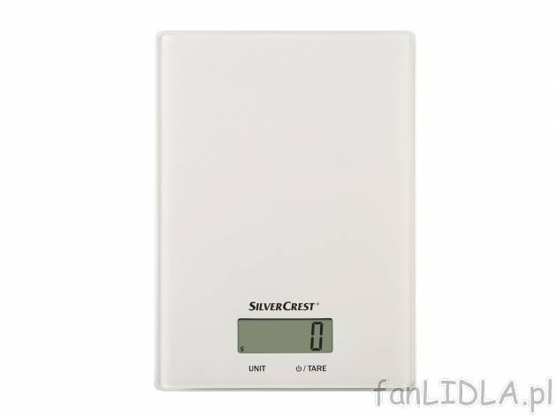 Cyfrowa waga kuchenna , cena 24,99 PLN 
- ok. 14,5 x 1,65 x 20 cm (szer. x wys. ...