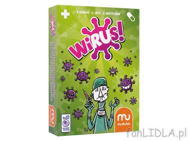 MUDUKO® Gra karciana „Wirus” , cena 22,99 PLN 
MUDUKO® Gra karciana „Wirus” ...