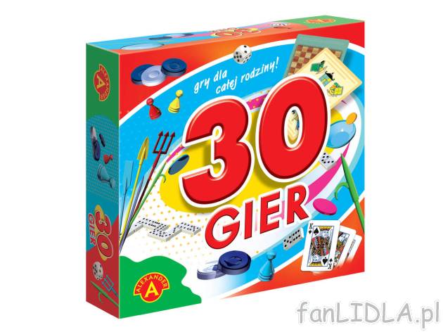 ALEXANDER® Zestaw 30 gier , cena 34,99 PLN 
ALEXANDER® Zestaw 30 gier 
- zestaw ...