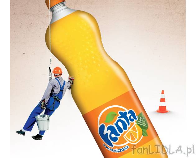 Fanta pomarańczowa , cena 3,33 PLN za 2 L/1opak. 
-  2 L/1 opak.