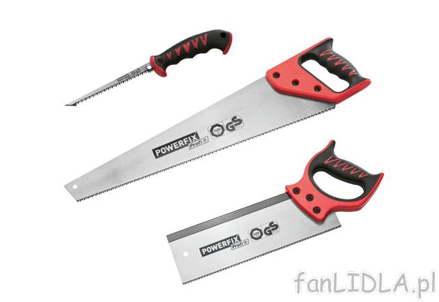 Komplet pił Powerfix, cena 39,99 PLN za 1 opak. 
- 1 x piła ręczna (lisi ogon) ...