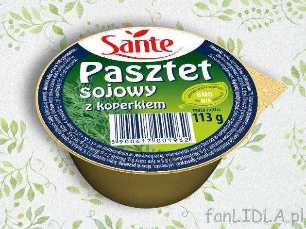 Pasztet sojowy , cena 1,99 PLN za 113g/1 opak., 100g=1,76 PLN.