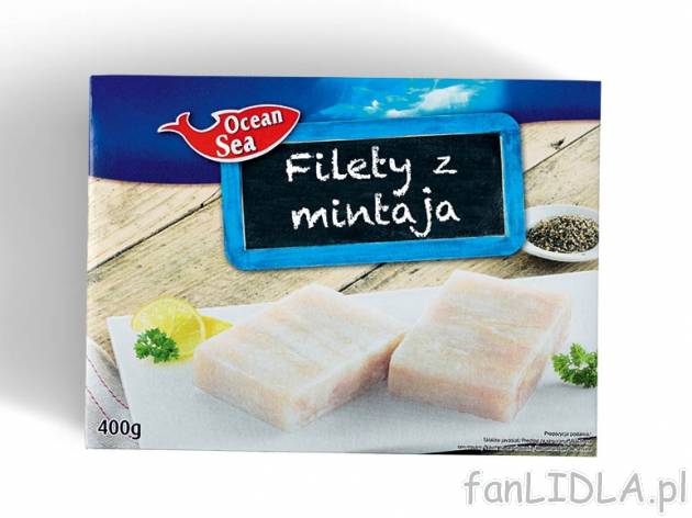 Ocean Sea Filet z mintaja , cena 2,00 PLN za 2x400 g, 1kg=12,50 PLN. 
- Oszczędzasz ...