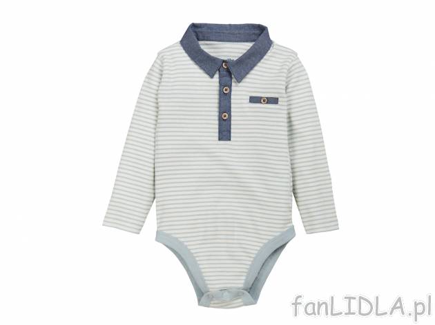 Body z biobawełny , cena 14,99 PLN 
- 100% biobawełny
- rozmiary: 50-92
- zapięcie ...