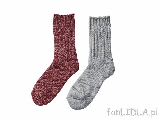 Skarpety, 2 pary , cena 14,99 PLN za 1 opak. 
- rozmiary: 35-42
- z dodatkiem ...