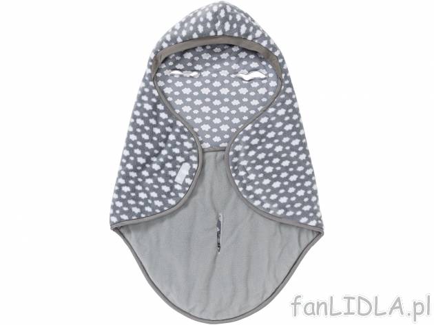 Praktyczny śpiworek dziecięcy, cena 49,99 PLN 
- ok. 90 x 75 cm
- przystosowany ...