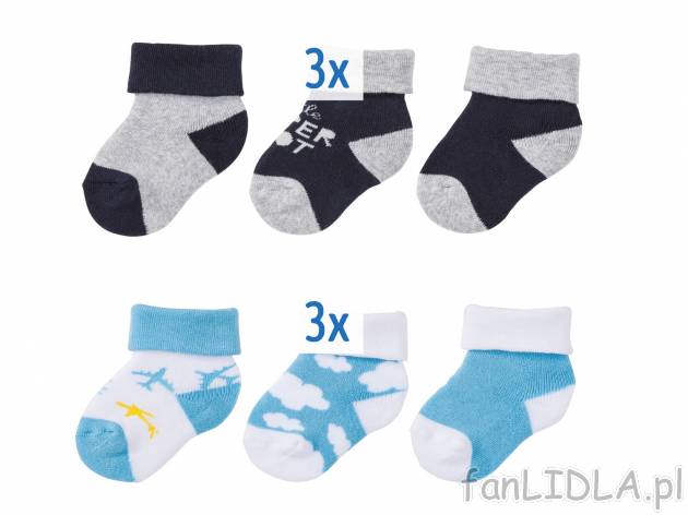 Skarpetki pluszowe, 3 pary* , cena 3,33 PLN 
- rozmiary: 11-22
- 2 zestawy do ...