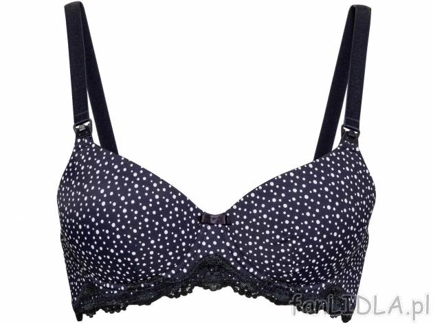 Biustonosz do karmienia , cena 24,99 PLN 
- rozmiary: 80D, 85C, 85D, 90C
- koronkowe ...
