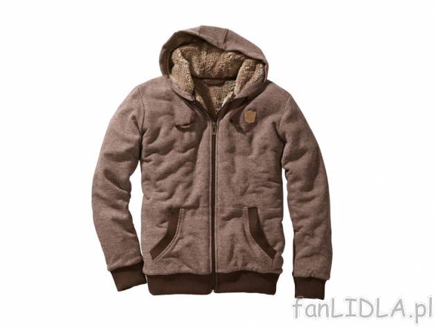 Bluza Livergy, cena 79,90 PLN za 1 szt. 
- z ocieplającym watowaniem i miękką ...
