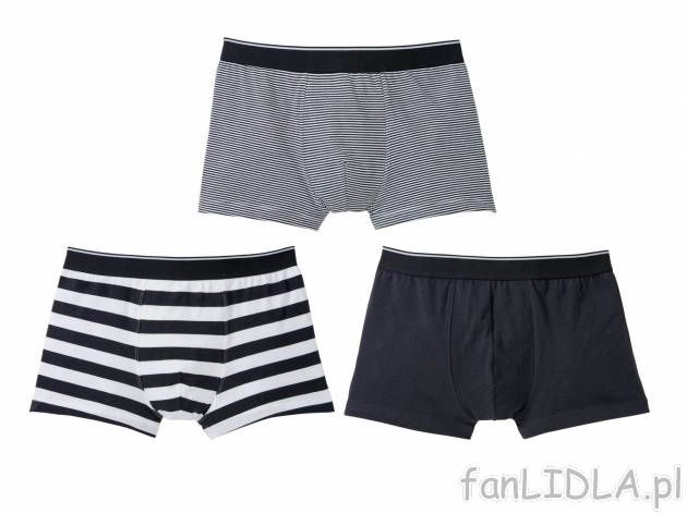 Bokserki, 3 pary , cena 29,99 PLN  
-  rozmiary: M-XXL