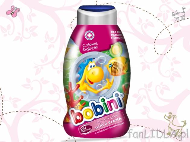 Bobini, Płyn do kąpieli Super Piana , cena 6,00 PLN za 750 ml/1 opak., 1 l=9,32 ...