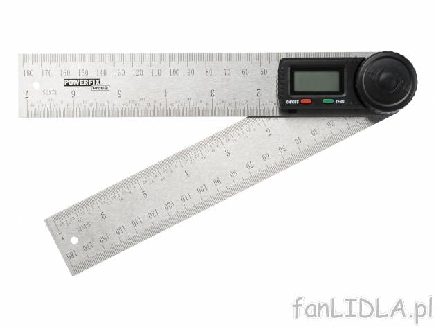 Kątomierz cyfrowy , cena 44,99 PLN 
- z wyświetlaczem LCD
- w zestawie: bateria ...