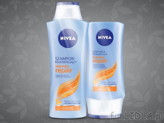 Nivea, Szampon+odżywka , cena 11,00 PLN za 400+200 ml/1 zestaw 
-      różne rodzaje